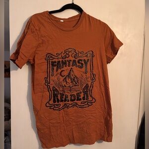 Fantasy Reader Graphic T-Shirt